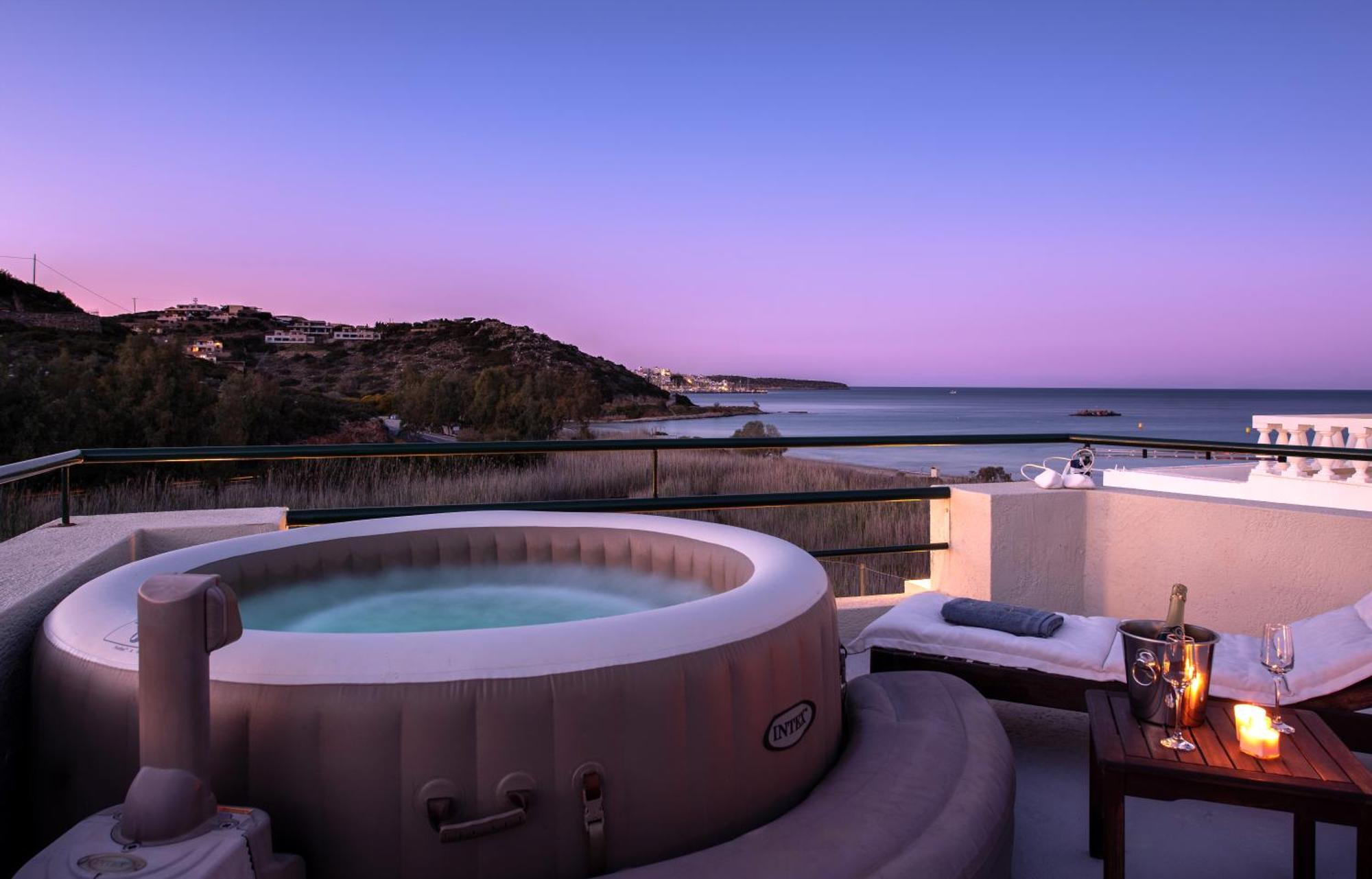Coastal Dream Beachview Jacuzzi& Sauna Amoudara  Eksteriør bilde