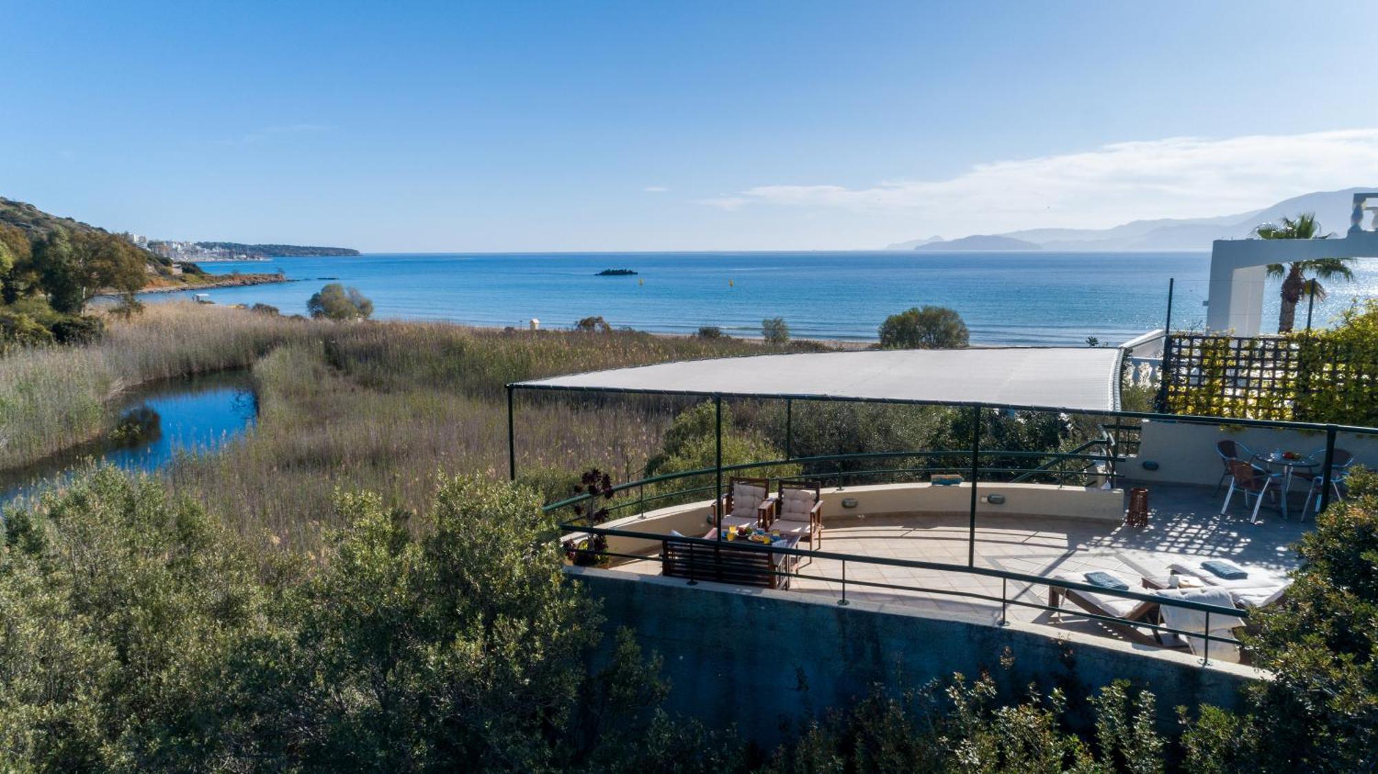Coastal Dream Beachview Jacuzzi& Sauna Amoudara  Eksteriør bilde